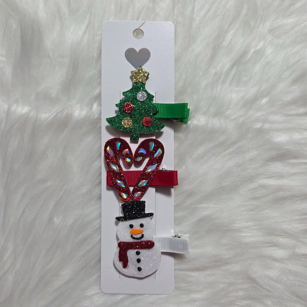 The Children's Place Christmas Hair Clip Set